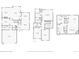 Floor plans for the main level, second floor, and basement levels of the home at 10155 Riverstone Dr, Parker, CO 80134