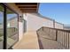 Large outdoor balcony with access from sliding doors for a seamless indoor/outdoor living at 7000 W Stetson Pl # 9, Littleton, CO 80123