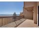 Upper balcony with beautiful lake views offering a wonderful outdoor space at 7000 W Stetson Pl # 9, Littleton, CO 80123