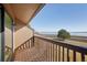 Balcony view with wood-like surface and railing, offering a nice outdoor space at 7000 W Stetson Pl # 9, Littleton, CO 80123