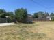 Large backyard includes a storage shed, lawn, mature tree, and a wooden fence at 951 Paris St, Aurora, CO 80010