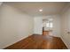 Formal dining room with hardwood floors and access to the kitchen at 3750 S Ogden St, Englewood, CO 80113