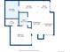 Detailed floor plan showcasing the layout of the residence, including room dimensions and locations at 1830 Newland Ct # 101, Lakewood, CO 80214