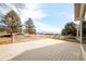 Spacious back deck with decorative railings, offering plenty of room for outdoor enjoyment at 14850 Akron St, Brighton, CO 80602