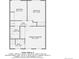Detailed floorplan showcasing layout of bedrooms, baths and hall at 10020 Bryant St, Denver, CO 80260