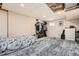 Unfinished basement bedroom with carpet and natural light at 5255 S Waco St, Centennial, CO 80015