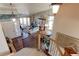 Elegant staircase leading to the upper level, overlooking the living area at 14307 Waterside Ln, Broomfield, CO 80023