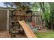 Playground area with slide, swings, and climbing structure, perfect for to play at 8571 W 71St Cir, Arvada, CO 80004