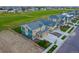 Aerial view of house and neighboring homes at 16198 E 111Th Pl, Commerce City, CO 80022