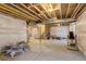 Unfinished basement with plumbing and electrical rough-in at 16198 E 111Th Pl, Commerce City, CO 80022