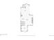 Floorplan of main floor with foyer, living room, dining area, kitchen, bath, hall, and garage with measurements at 3770 Osceola St, Denver, CO 80212