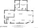 Detailed floor plan showcasing living room, dining area, sitting room, kitchen, primary bedroom, bath and foyer at 3015 Pierce St, Wheat Ridge, CO 80214