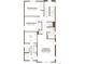 Upstairs floor plan features bedrooms, bathrooms, laundry area, and walk-in closet at 11493 E Briarwood Cir, Centennial, CO 80112