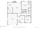 Detailed floor plan showcasing layout with room dimensions, offering comprehensive view of the home's structure at 2104 Vineyard Dr, Castle Rock, CO 80104