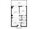 Here's the floor plan of this condo showing the kitchen, living room, terrace, bedroom, walk-in closet, laundry, foyer, and bathroom at 4200 W 17Th Ave # 212, Denver, CO 80204