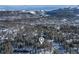 Aerial view of Breckenridge, Colorado, showing home location at 1140 Ski Hill Rd # 25, Breckenridge, CO 80424