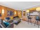 Open living room and kitchen with modern decor at 1140 Ski Hill Rd # 25, Breckenridge, CO 80424