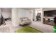 Finished basement with neutral walls, carpet, and multiple areas for seating at 5972 S Zante Way, Aurora, CO 80015