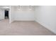 Carpeted basement space with recessed lighting, white walls and light wood trim at 10049 Isle St, Parker, CO 80134