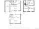 Floor plan of the second and third floor highlighting the layout of the property at 10781 Moore St, Westminster, CO 80021