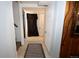 Basement hallway leading to various rooms, showcasing access and layout of the space at 1134 Del Mar Pkwy, Aurora, CO 80010