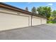 Detached garages provide convenient parking and storage with individual unit numbers at 3695 S Kittredge St # C, Aurora, CO 80013