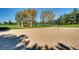 Outdoor sand volleyball court, featuring a blue net and nearby gazebo at 16200 Hedgeway Dr, Parker, CO 80134