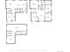 Floor plans showing layouts of basement, first and second floors with measurements of each room at 601 Morrison Dr, Frederick, CO 80530