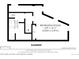 Detailed floor plan of the basement at 7373 E Iowa Ave # 1108, Denver, CO 80231