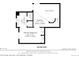 Detailed floor plan of the second level at 7373 E Iowa Ave # 1108, Denver, CO 80231