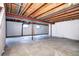 Unfinished basement offering the new owners the opportunity to customize the space at 7300 Beech St, Arvada, CO 80005