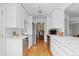 Modern kitchen with stainless steel appliances at 3209 E Yale Way, Denver, CO 80210