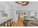Bright living room with open floor plan at 3209 E Yale Way, Denver, CO 80210