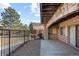 Under deck stone patio and fenced yard at 17 Canon Dr, Greenwood Village, CO 80111