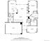 Detailed floor plan showcasing the layout of the main level at 17 Canon Dr, Greenwood Village, CO 80111