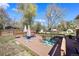 Back deck with outdoor dining and seating, perfect for entertaining guests and enjoying the outdoors at 2009 S Zephyr Ct, Lakewood, CO 80227