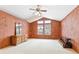 Large main bedroom with high ceiling and neutral walls at 15771 W 64Th Pl, Arvada, CO 80007