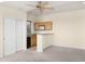 The finished basement features a wet bar, microwave and double door closet at 12747 Bestview Dr, Larkspur, CO 80118