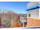 Balcony offering distant city and mountain views at 1488 Madison St # 310, Denver, CO 80206