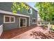 Expansive wooden deck is ideal for outdoor dining and gatherings, seamlessly connecting to the house at 3529 Huron Peak Ave, Superior, CO 80027