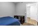 Bedroom with closet and modern finishes at 1441 Central St # 209, Denver, CO 80211
