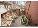 Charming courtyard featuring a stone patio, water feature, and outdoor dining area, perfect for peaceful gatherings at 465 Monroe St, Denver, CO 80206