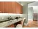 Built-in office space with great light and a view towards the stairs to the upper floors at 465 Monroe St, Denver, CO 80206