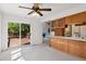 Spacious living area with deck access, seamlessly blending indoor and outdoor living at 27124 Sun Ridge Dr, Evergreen, CO 80439