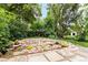 Beautifully landscaped backyard with rock garden, plants, and a serene setting for relaxation at 3317 W Belmont Ave, Littleton, CO 80123