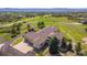 Lovely home featuring a long drive, attached garage, mature landscaping, and mountain views at 3358 Castle Butte Dr, Castle Rock, CO 80109