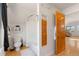 Apartment bathroom offering a tub with shower and ample space, ensuring comfort and convenience at 3358 Castle Butte Dr, Castle Rock, CO 80109