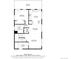 Floor plan shows balcony, bedroom, kitchen, bath, laundry, dining area, living room and foyer at 347 Buena Vista Ave, Palmer Lake, CO 80133