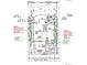 Site plan showing the location of the home on Black Rose Circle with notes on fire rating and grades at 16529 Black Rose Cir, Parker, CO 80134