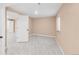 Basement bedroom featuring neutral walls and modern floors at 1249 S Irving St, Denver, CO 80219